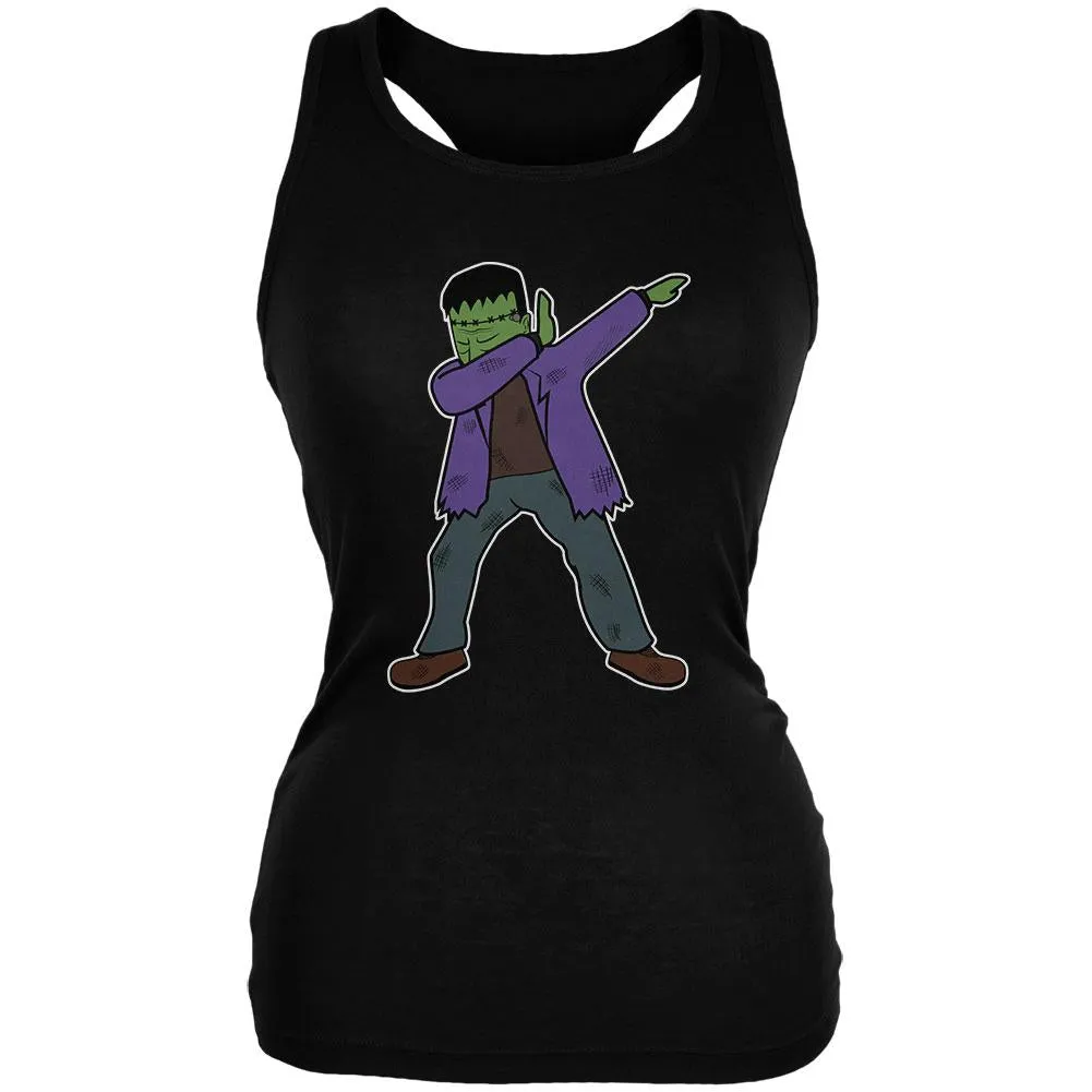 Halloween Dabbing Frankenstein's Monster Juniors Soft Tank Top sold by Old Glory