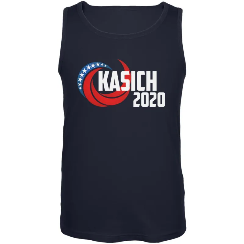 Presidential Election 2020 John Kasich Swoosh Mens Tank Top sold by Old Glory