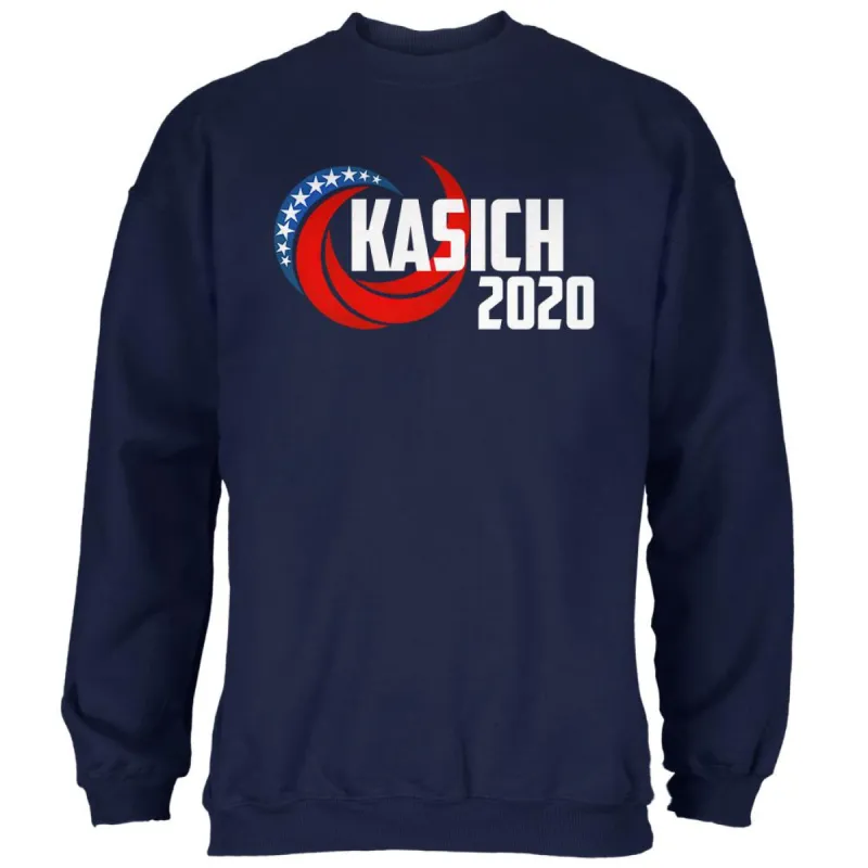 Presidential Election 2020 John Kasich Swoosh Mens Sweatshirt sold by Old Glory