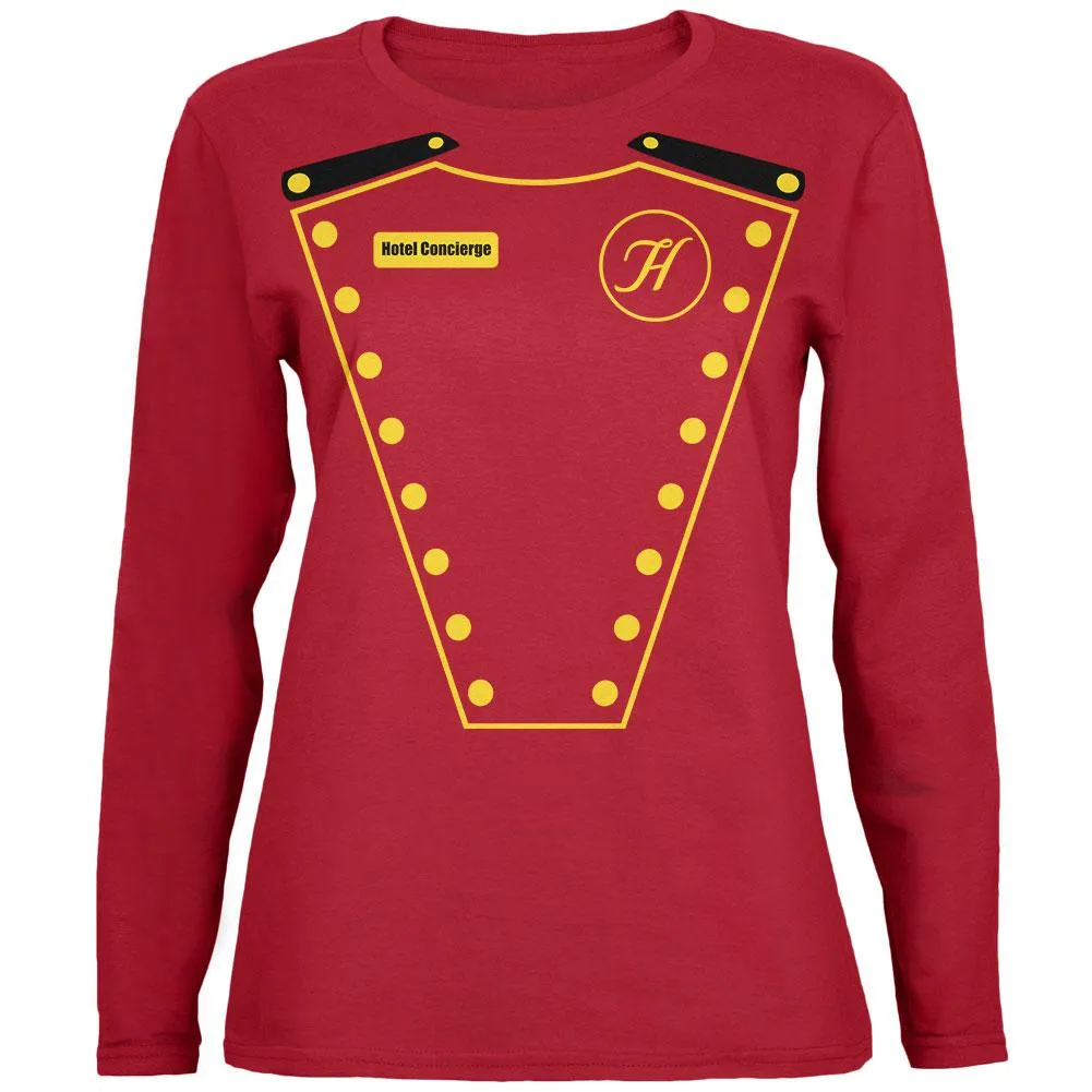 Halloween Hotel Concierge Costume Womens Long Sleeve T Shirt sold by Old Glory product image thumbnail 2
