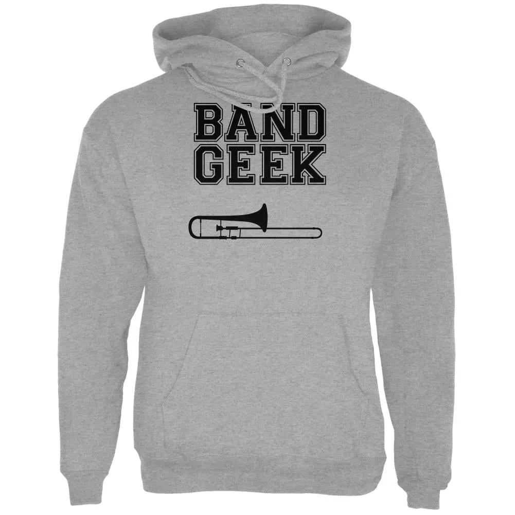 Band Geek Trombone Mens Hoodie sold by Old Glory product image thumbnail 2