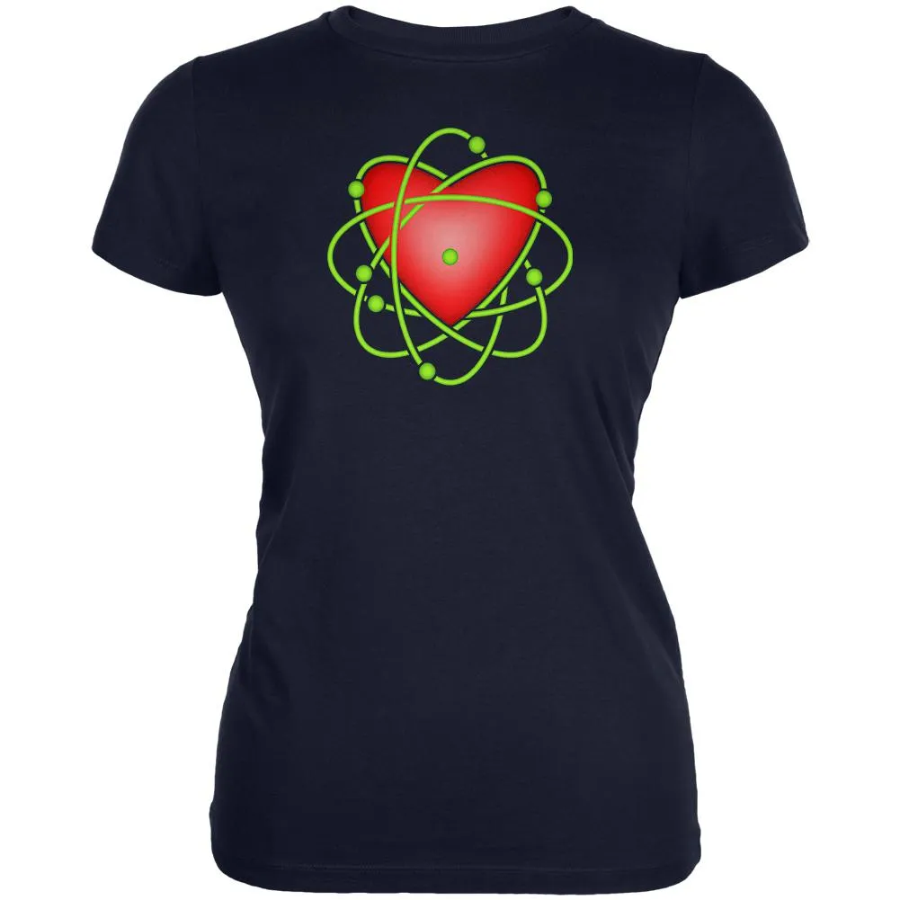 I Love Science Atomic Heart Juniors Soft T Shirt sold by Old Glory