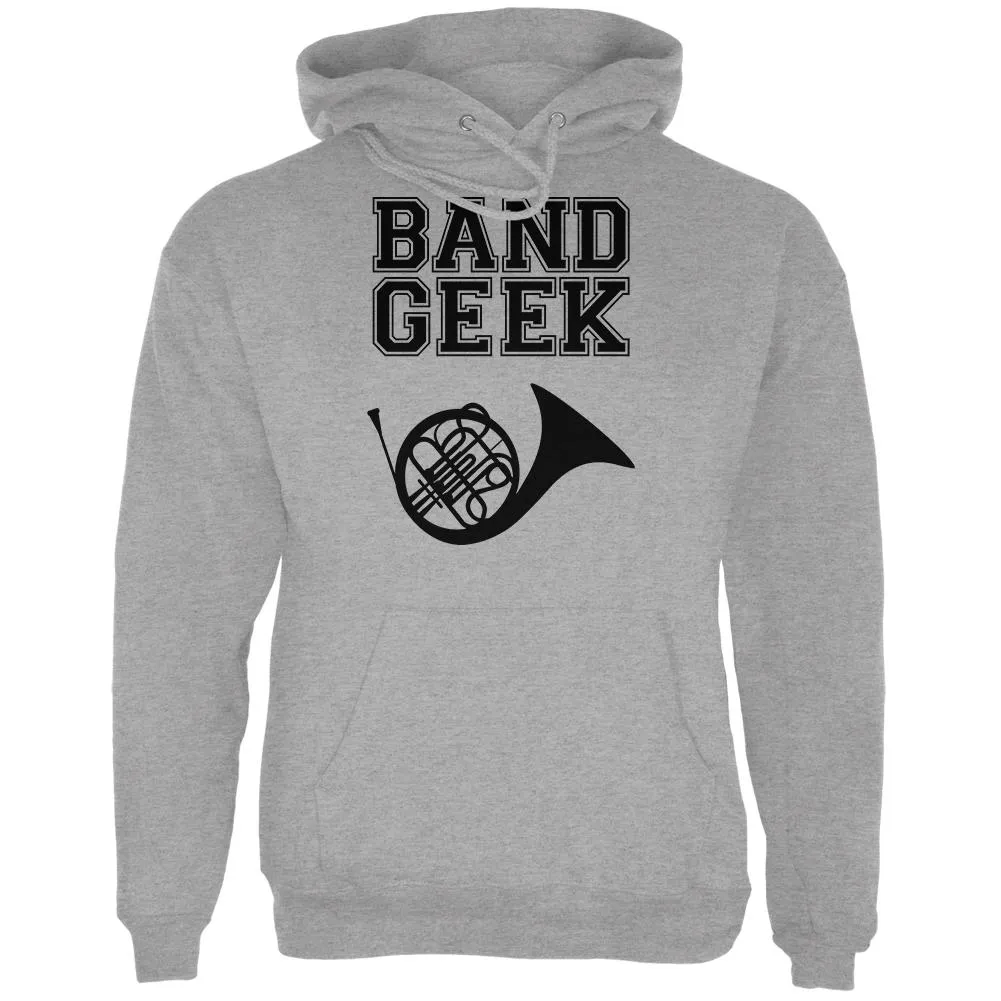 Band Geek French Horn Mens Hoodie sold by Old Glory product image thumbnail 2