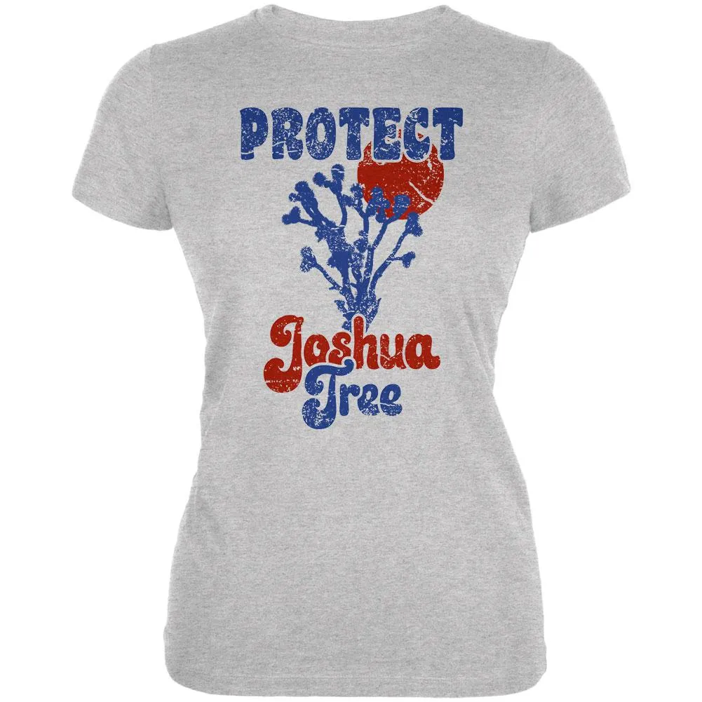 National Park Retro 70s Landscape Protect Joshua Tree Juniors Soft T Shirt sold by Old Glory product image thumbnail 2