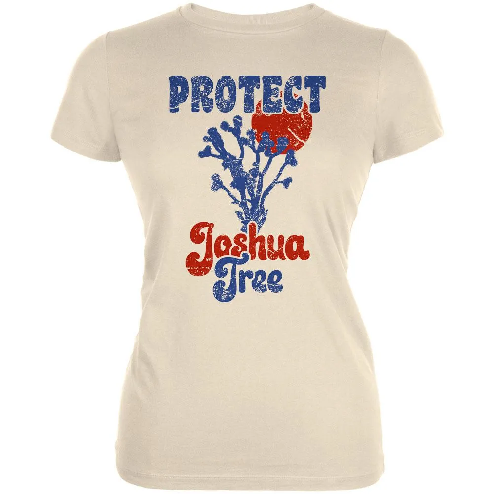 National Park Retro 70s Landscape Protect Joshua Tree Juniors Soft T Shirt sold by Old Glory product image thumbnail 3