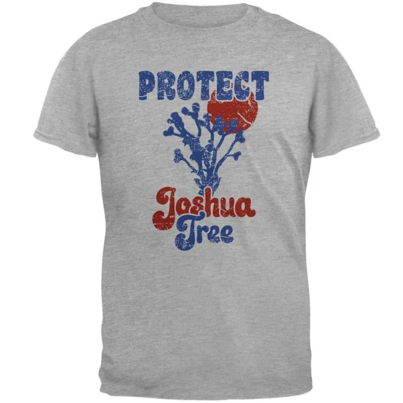 National Park Retro 70s Landscape Protect Joshua Tree Mens Soft T Shirt sold by Old Glory