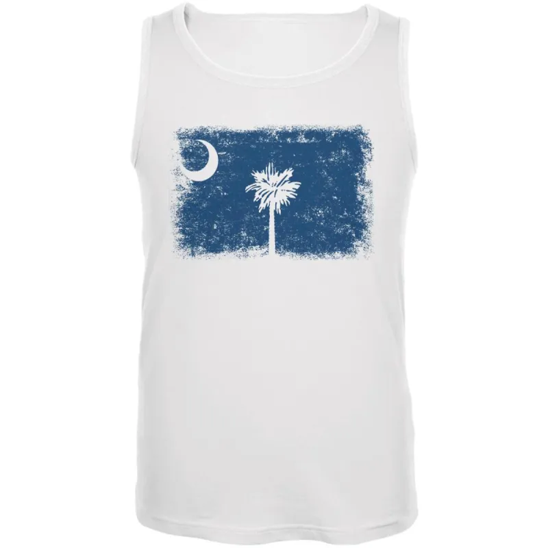 Born and Raised South Carolina State Flag Mens Tank Top sold by Old Glory