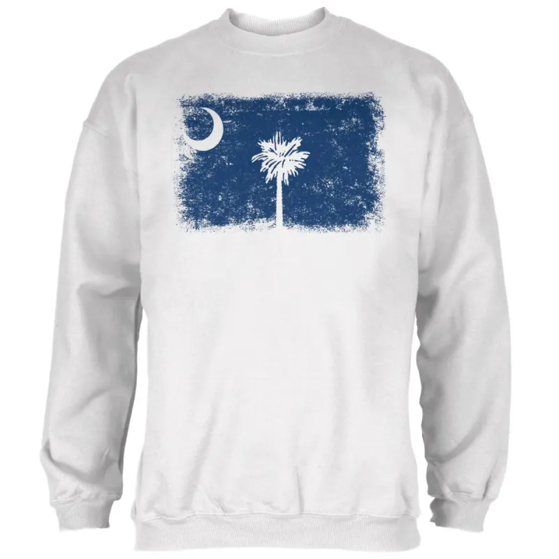 Born and Raised South Carolina State Flag Mens Sweatshirt sold by Old Glory