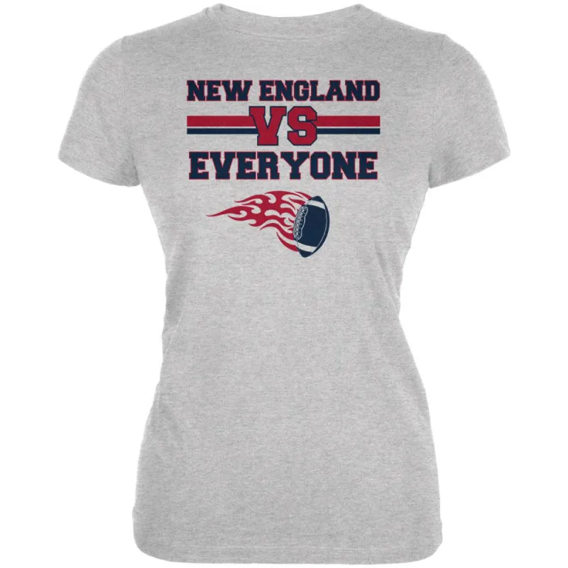 New England Versus Everyone Football Juniors Soft T Shirt sold by Old Glory