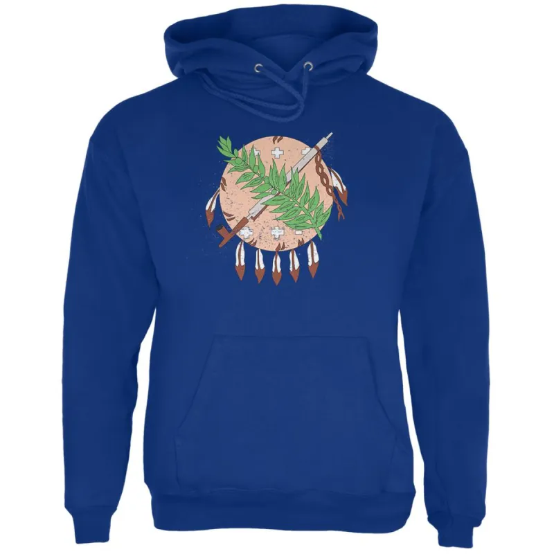 Born and Raised Oklahoma State Flag Mens Hoodie sold by Old Glory