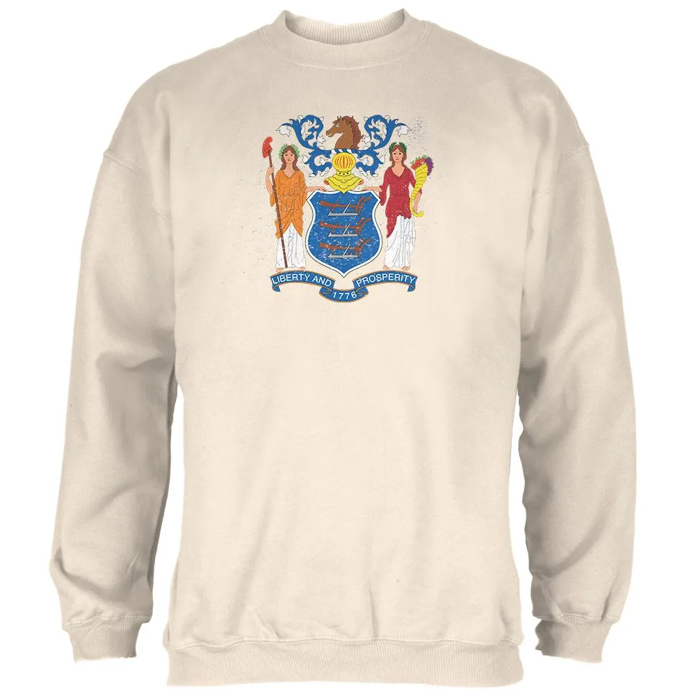 Born and Raised New Jersey State Flag Mens Sweatshirt sold by Old Glory