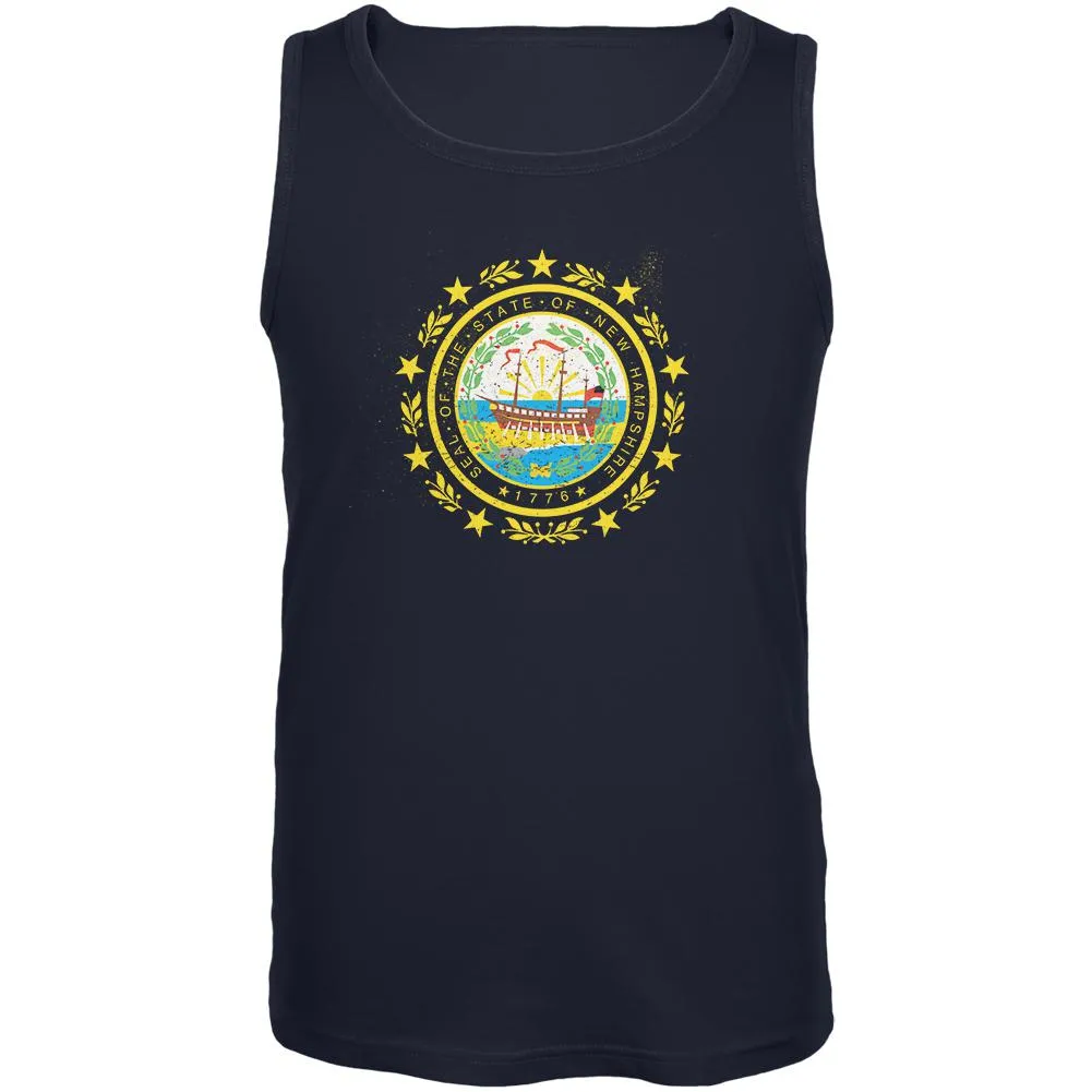 Born and Raised New Hampshire State Flag Mens Tank Top sold by Old Glory