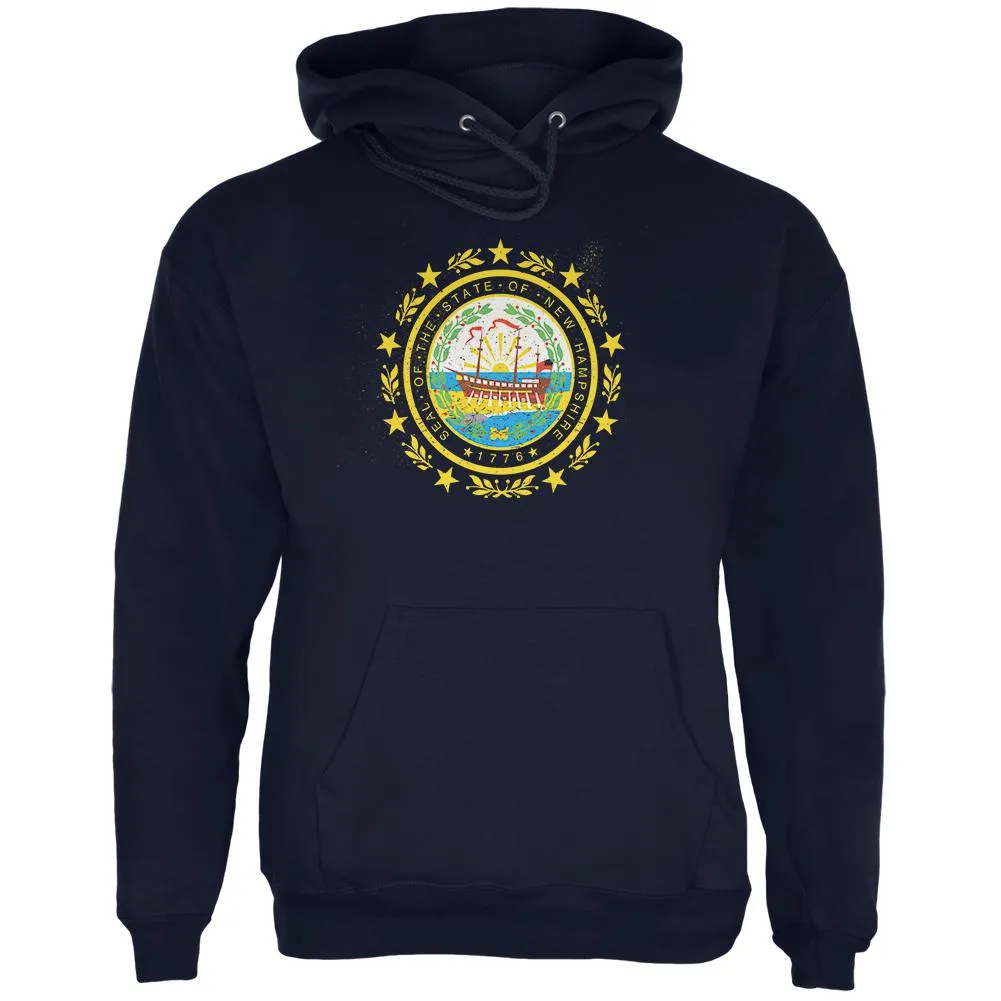 Born and Raised New Hampshire State Flag Mens Hoodie sold by Old Glory