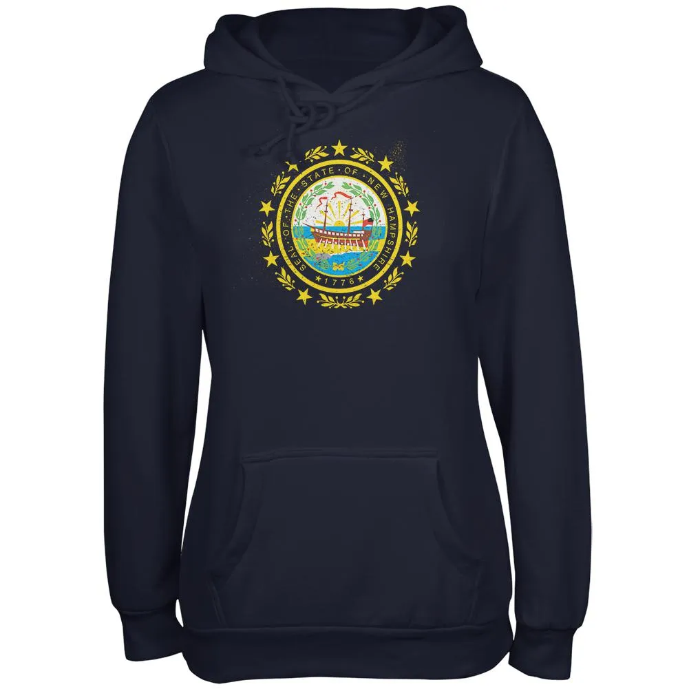 Born and Raised New Hampshire State Flag Juniors Soft Hoodie sold by Old Glory