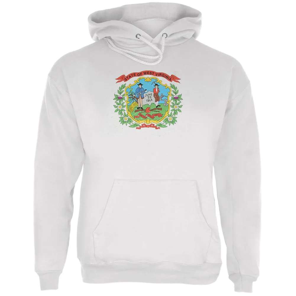 Born and Raised West Virginia State Flag Mens Hoodie sold by Old Glory