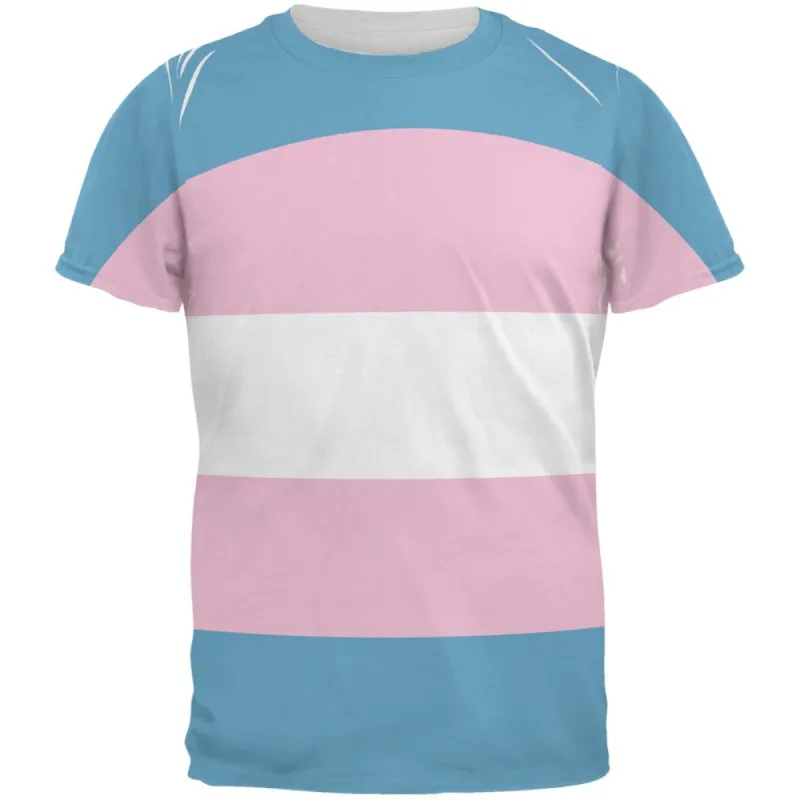 LGBT Transgender Pride Flag All Over Mens T Shirt sold by Old Glory