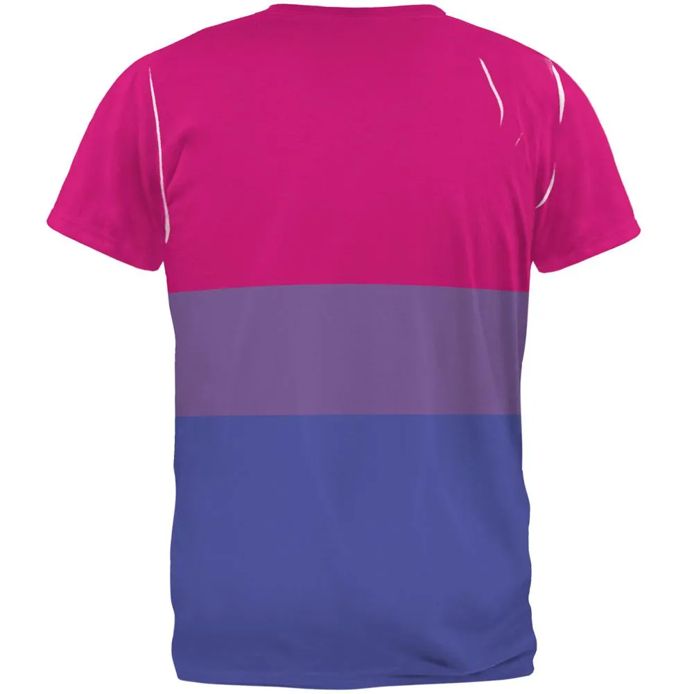 LGBT Bisexual Pride Flag All Over Mens T Shirt sold by Old Glory product image thumbnail 2