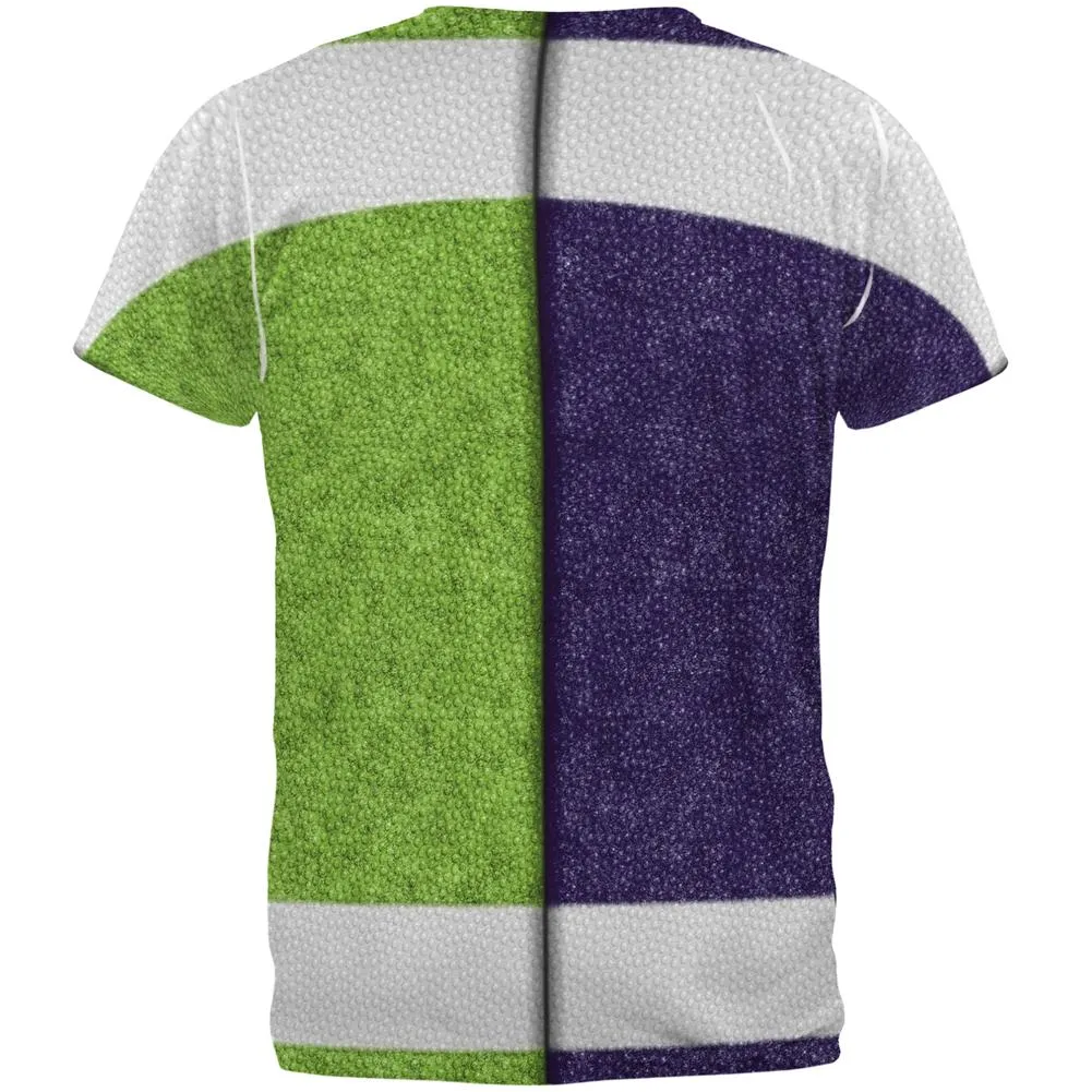 Fantasy Football Team Navy and Electric Green All Over Mens T Shirt sold by Old Glory product image thumbnail 2