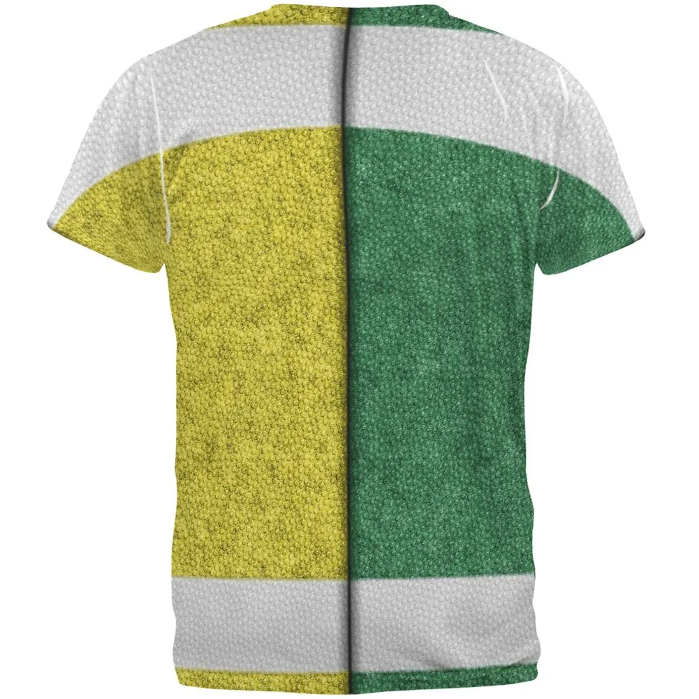 Fantasy Football Team Green and Yellow All Over Mens T Shirt sold by Old Glory product image thumbnail 2