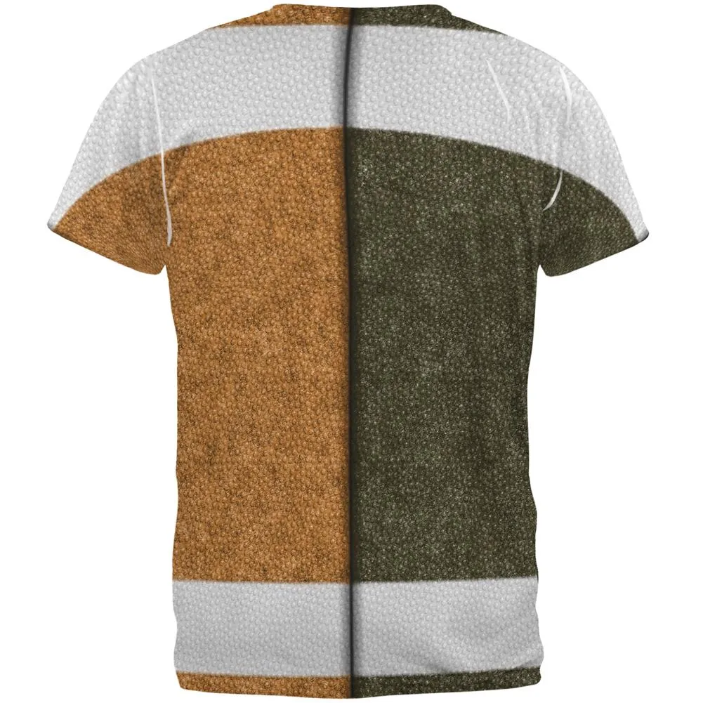 Fantasy Football Team Brown and Rust All Over Mens T Shirt sold by Old Glory product image thumbnail 2
