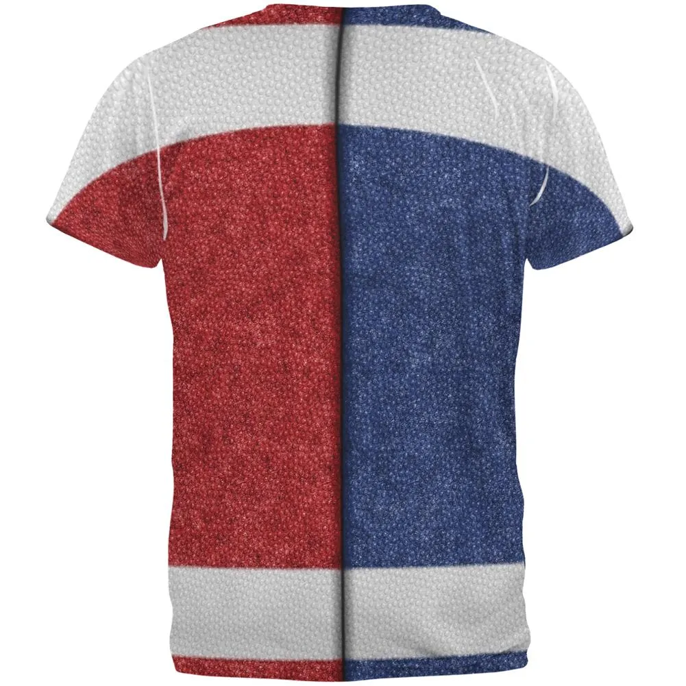 Fantasy Football Team Blue and Red All Over Mens T Shirt sold by Old Glory product image thumbnail 2