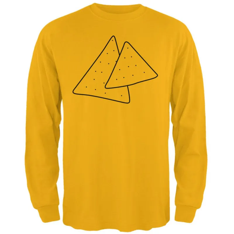 Halloween Tortilla Chips Food Costume Mens Long Sleeve T Shirt sold by Old Glory