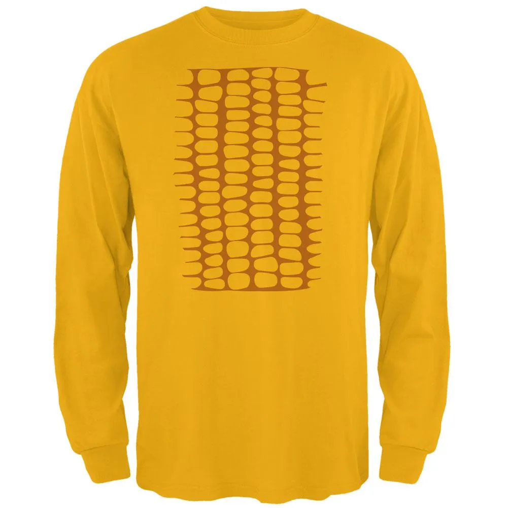 Halloween Corn on the Cob Costume Mens Long Sleeve T Shirt sold by Old Glory