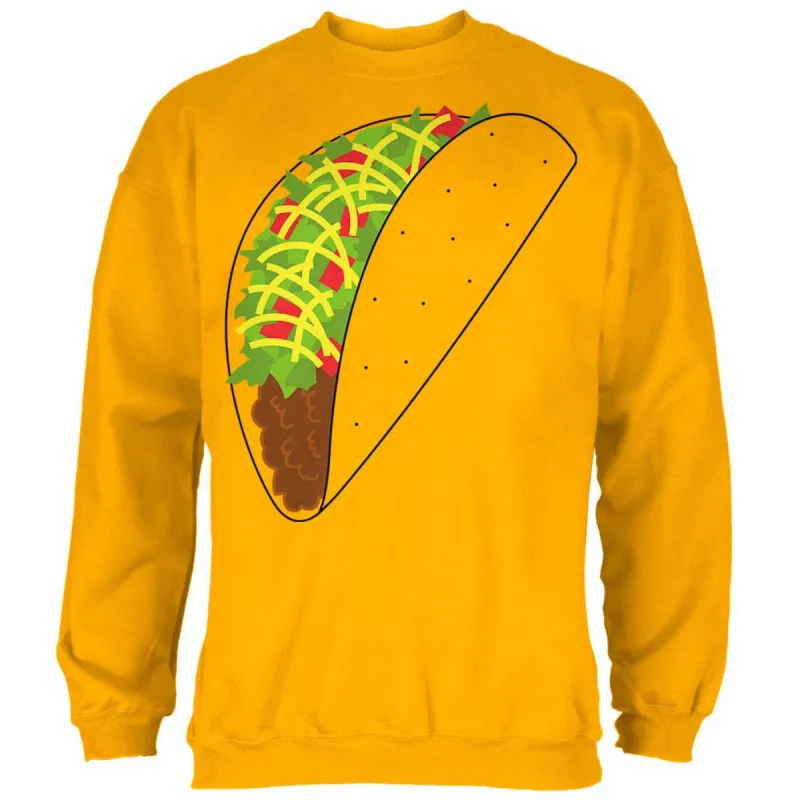 Halloween Taco Food Costume Mens Sweatshirt sold by Old Glory