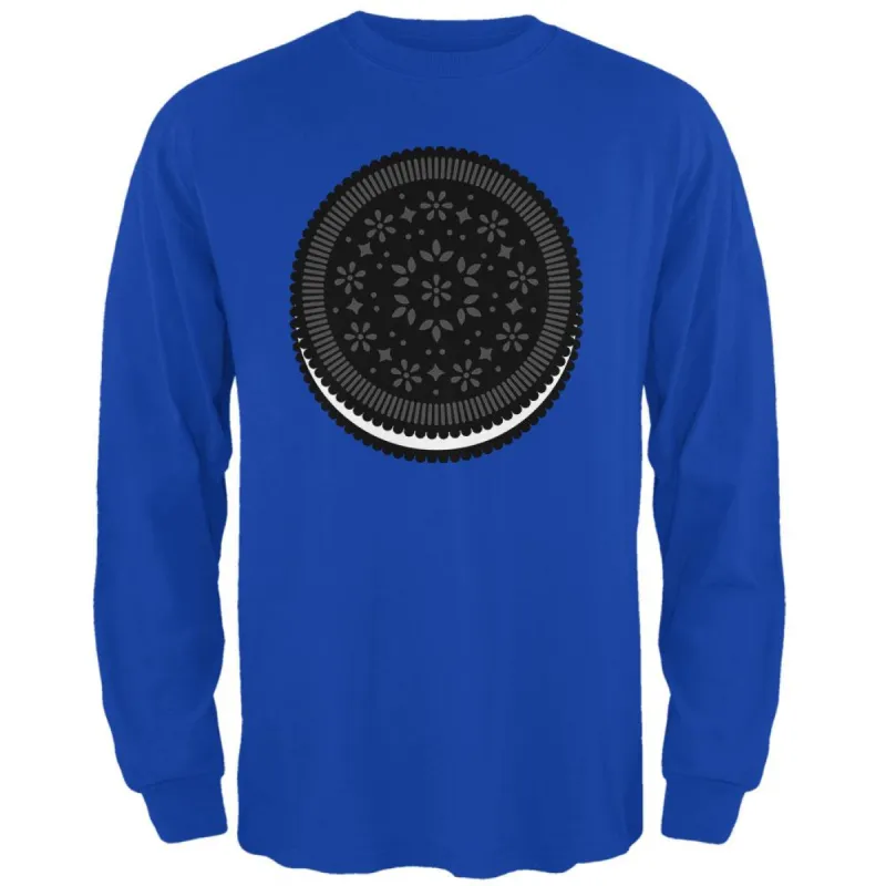 Halloween Sandwich Cookie Costume Milk Dunking Mens Long Sleeve T Shirt sold by Old Glory