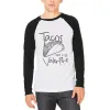 Valentine's Day Tacos are my Valentine Mens Long Sleeve Raglan T Shirt sold by Old Glory