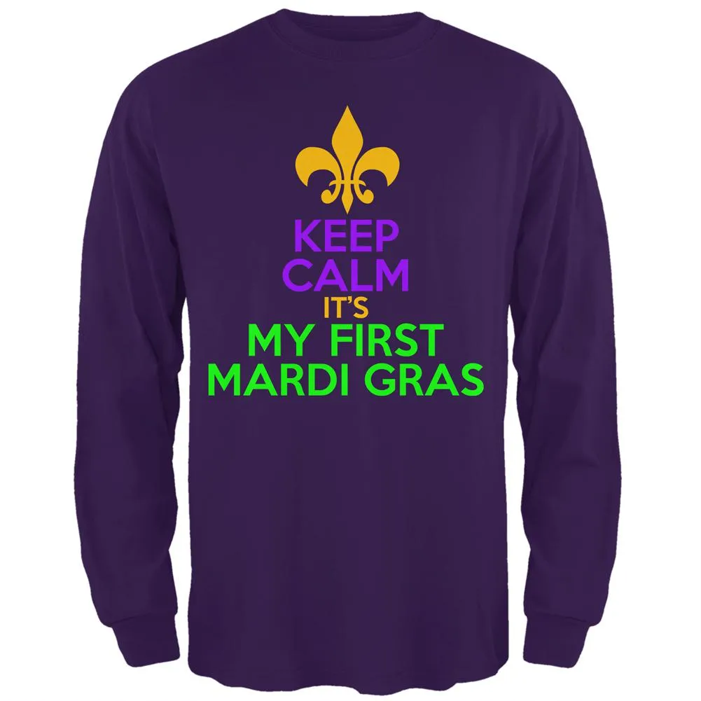 My First Mardi Gras Mens Long Sleeve T Shirt sold by Old Glory