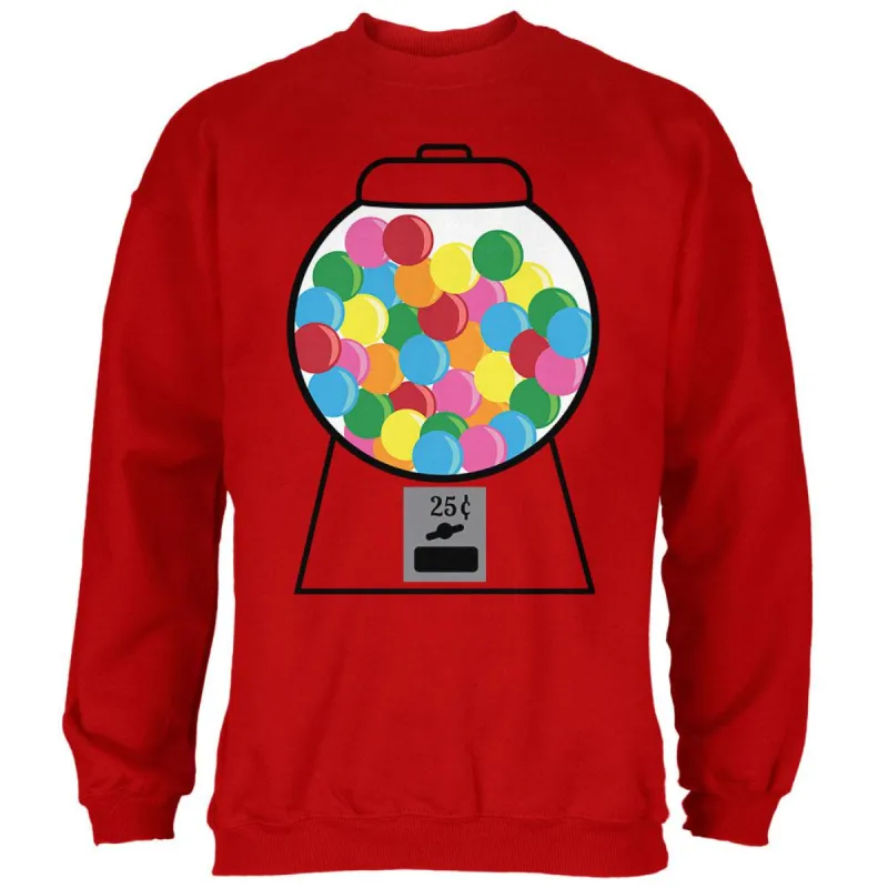 Candy Gumball Machine Costume Mens Sweatshirt sold by Old Glory