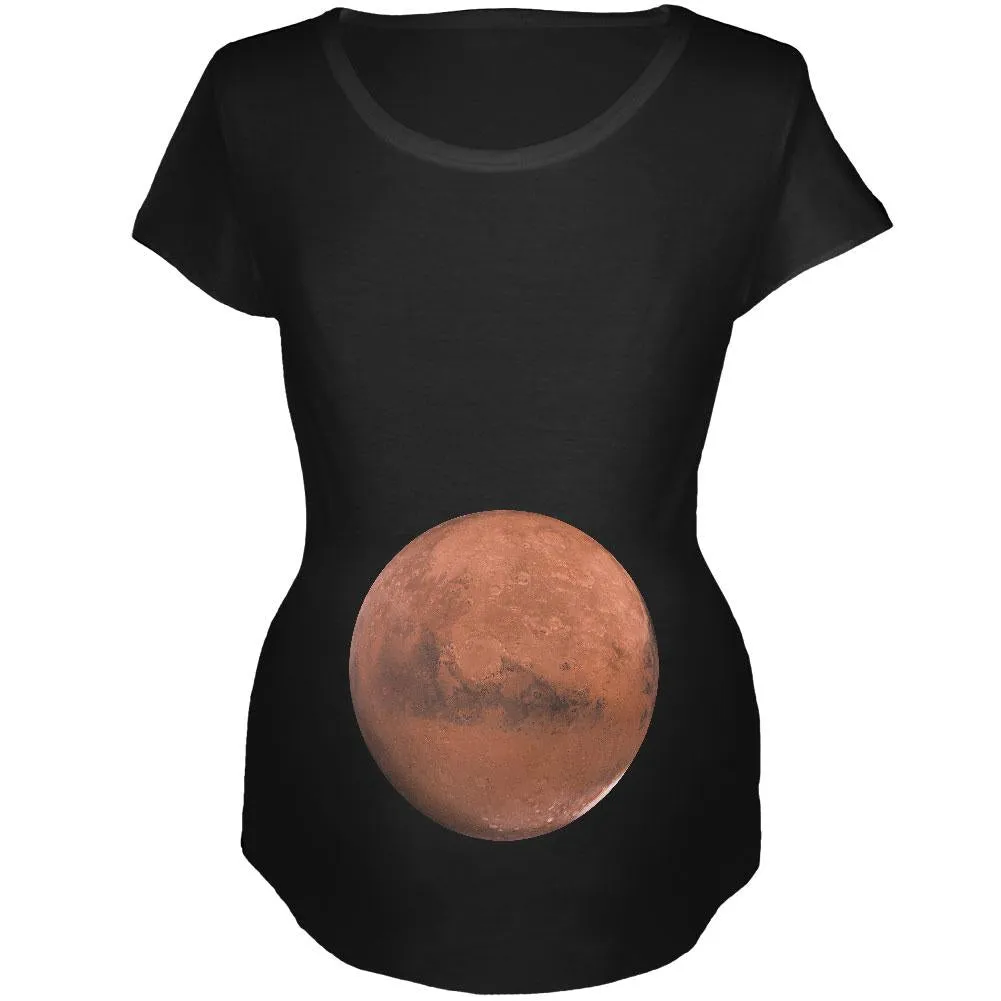 Planet Mars Pregnancy Costume Maternity Soft T Shirt sold by Old Glory