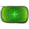 St Patrick's Day Shamrock Fractal Mandala Makeup Bag sold by Old Glory