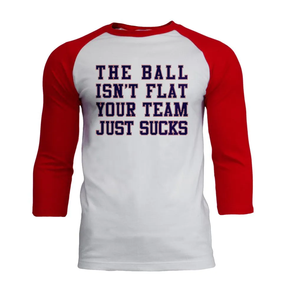 Deflategate Your Team Sucks Mens Soft Raglan T Shirt sold by Old Glory