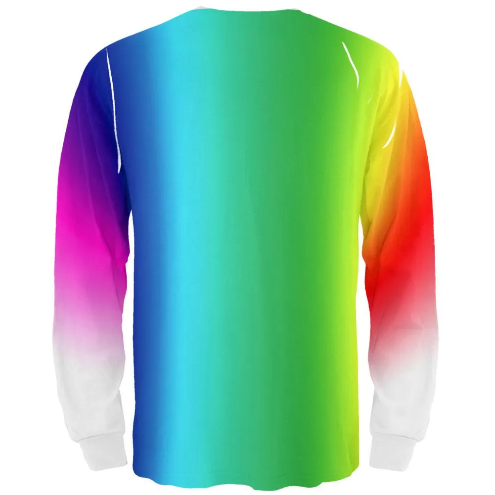LGBT Rainbow Fade All Over Adult Long Sleeve T-Shirt sold by Old Glory product image thumbnail 2