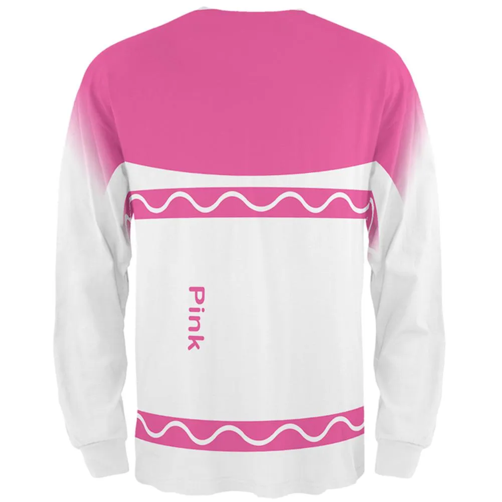 Halloween Marker Costume Pink All Over Mens Long Sleeve T Shirt sold by Old Glory product image thumbnail 2