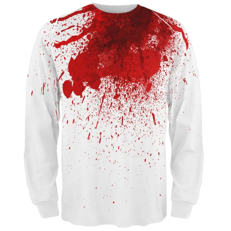 Halloween Decapitated Costume All Over Adult Long Sleeve T-Shirt sold by Old Glory