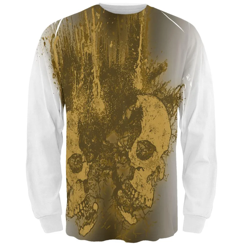 Halloween Dead and Buried All Over Adult Long Sleeve T-Shirt sold by Old Glory