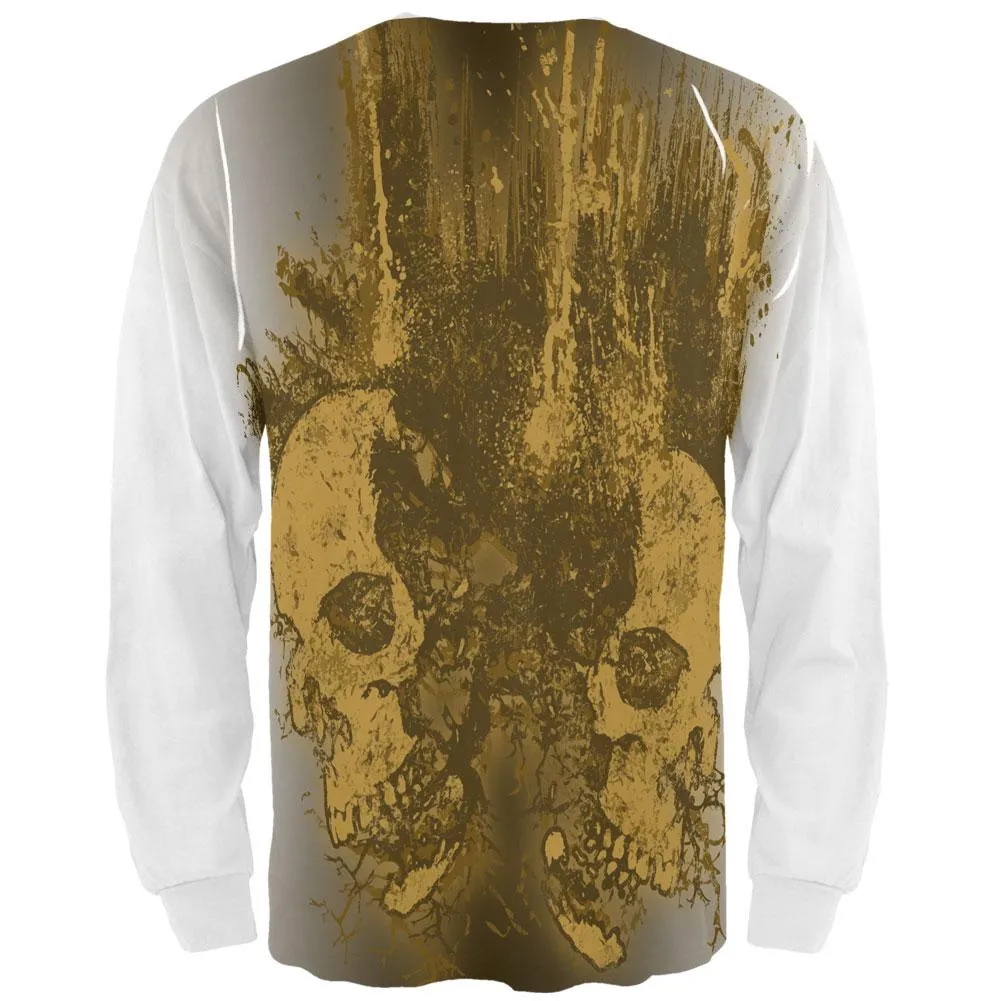 Halloween Dead and Buried All Over Adult Long Sleeve T-Shirt sold by Old Glory product image thumbnail 2