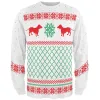 Dachshund Ugly Christmas Sweater All Over Adult Long Sleeve T-Shirt sold by Old Glory