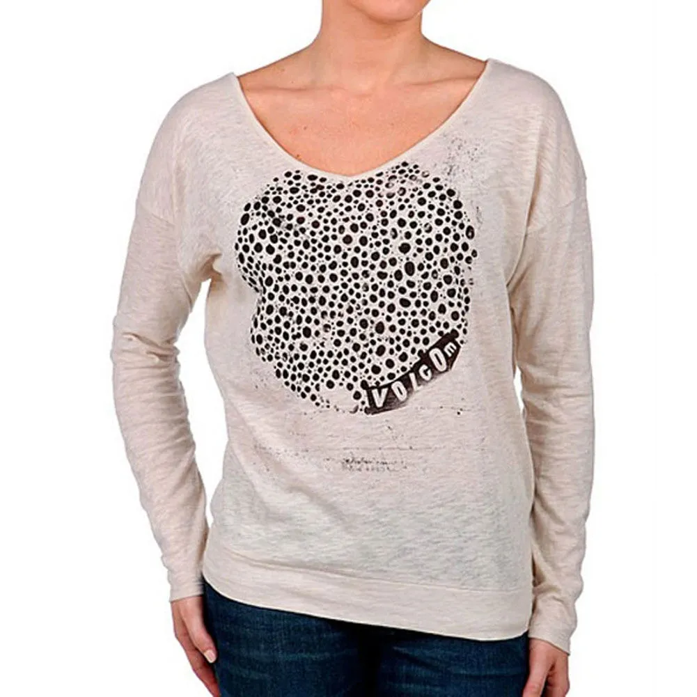 Volcom - Hawt Dots Juniors Long Sleeve T-Shirt sold by Old Glory