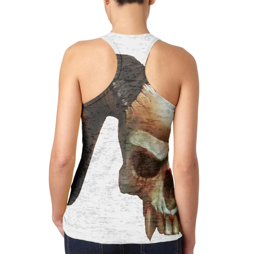 The Demon Inside Juniors Burnout Racerback Tank Top sold by Old Glory product image thumbnail 2