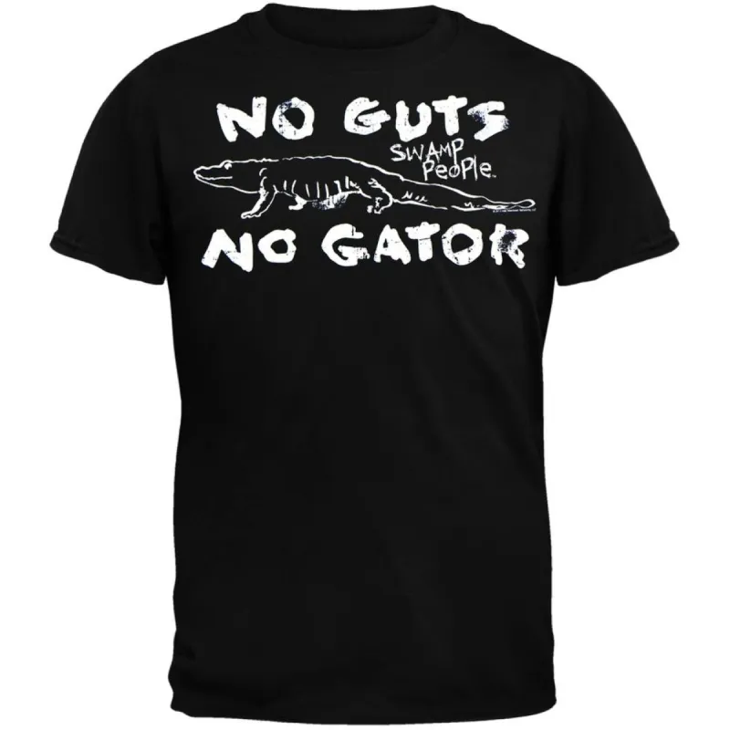 Swamp People - No Guts No Gater Drawing T-Shirt sold by Old Glory
