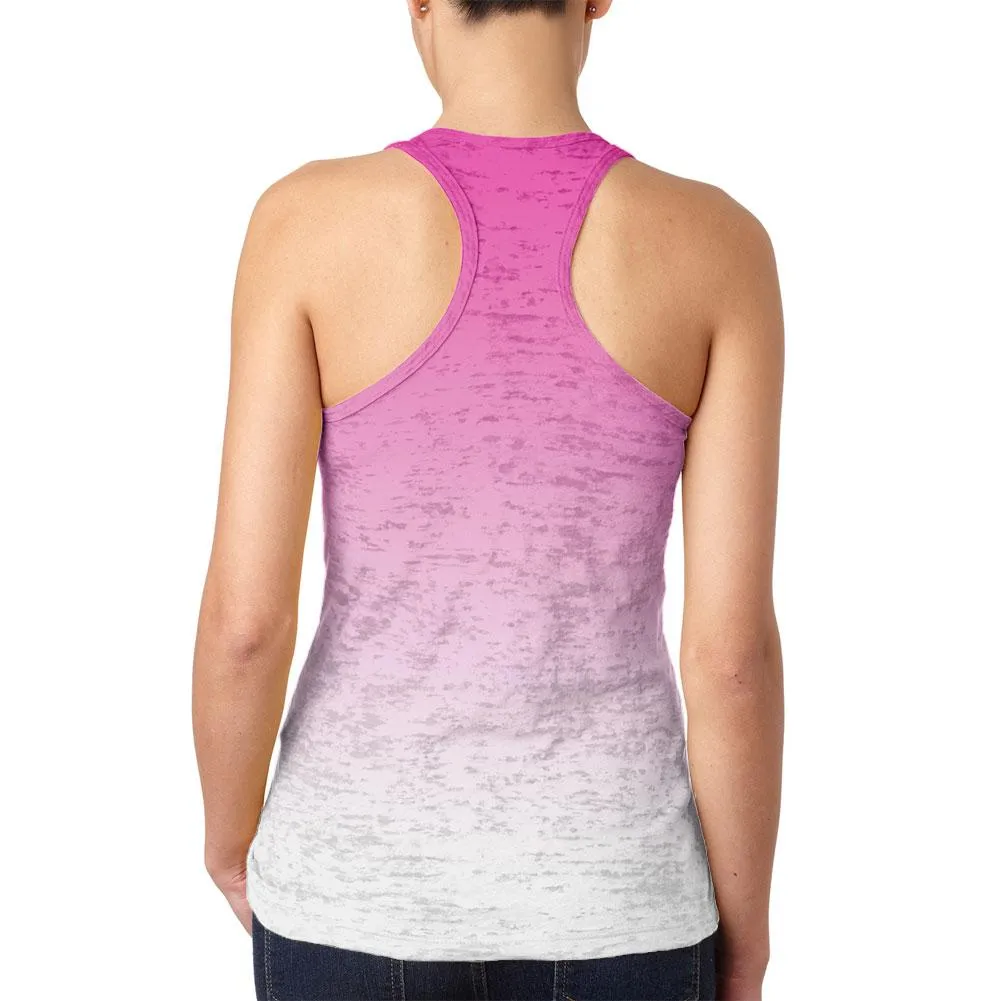 Summer Sun Ombre Juniors Burnout Racerback Tank Top sold by Old Glory product image thumbnail 2