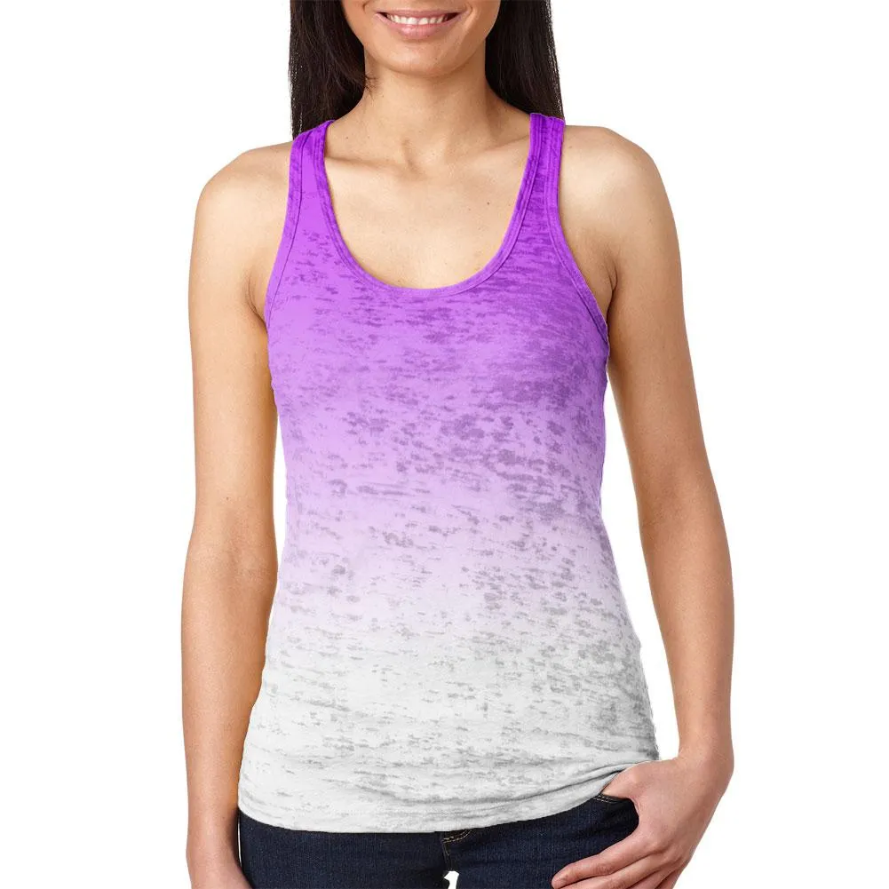 Summer Sun Ombre Juniors Burnout Racerback Tank Top sold by Old Glory product image thumbnail 3