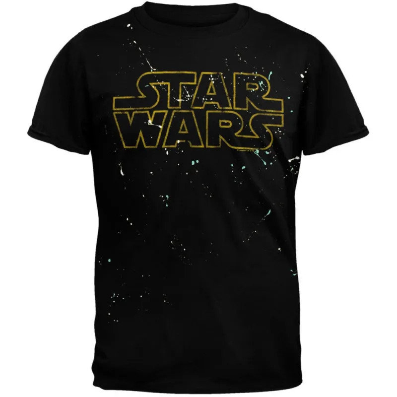Star Wars - Logo Splatter Soft T-Shirt sold by Old Glory