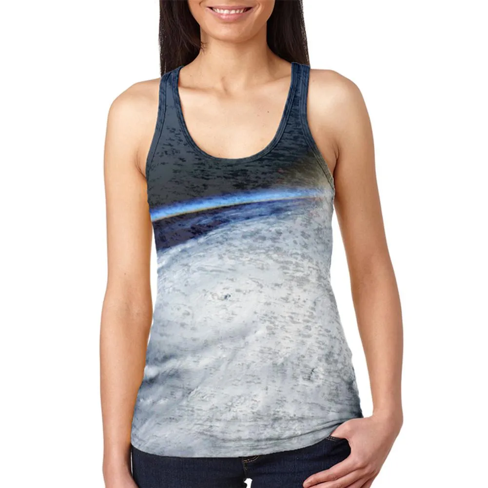 Hurricane at Sunrise Force of Nature Juniors Burnout Racerback Tank Top sold by Old Glory