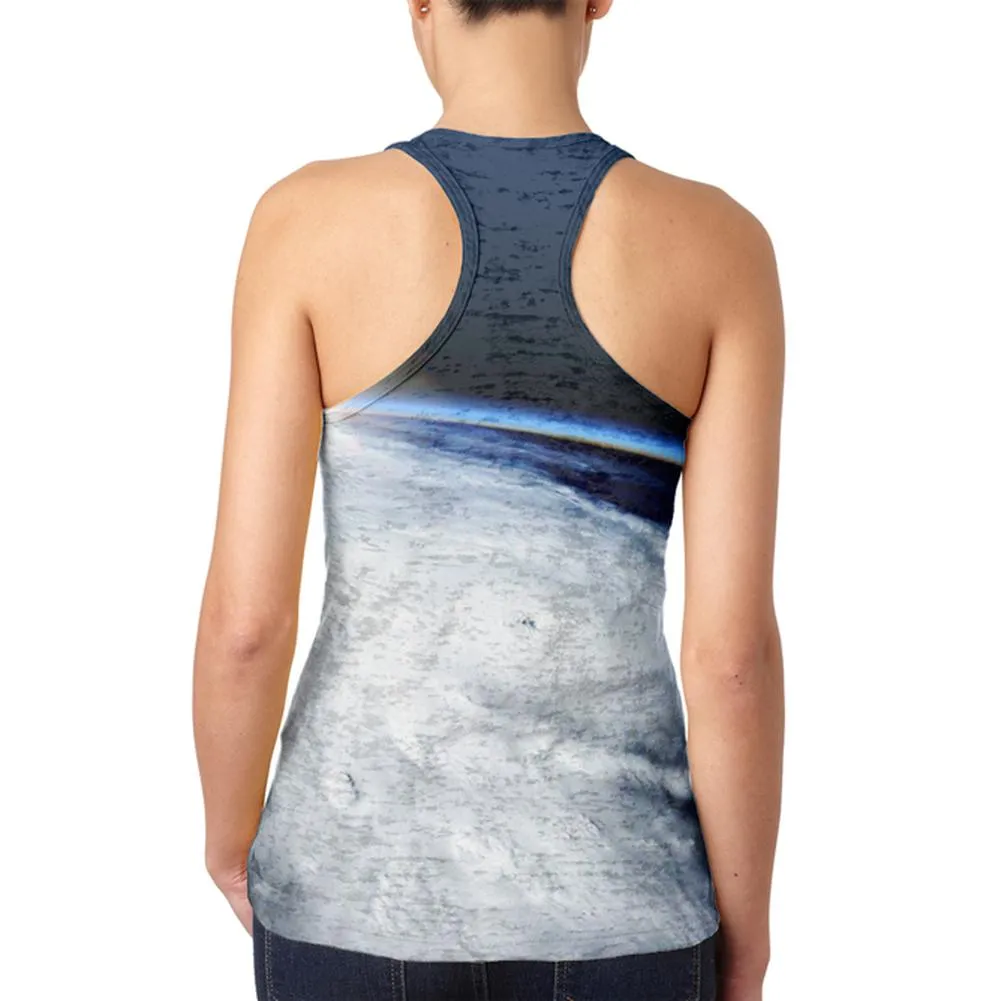 Hurricane at Sunrise Force of Nature Juniors Burnout Racerback Tank Top sold by Old Glory product image thumbnail 2