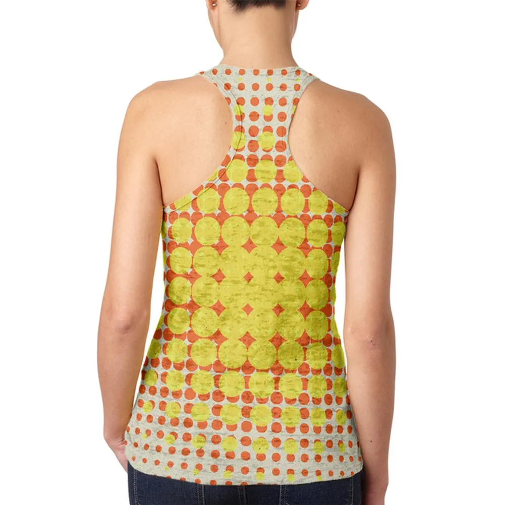 Halloween Boom Pow Vintage Comic Book Costume Juniors Burnout Racerback Tank Top sold by Old Glory product image thumbnail 2